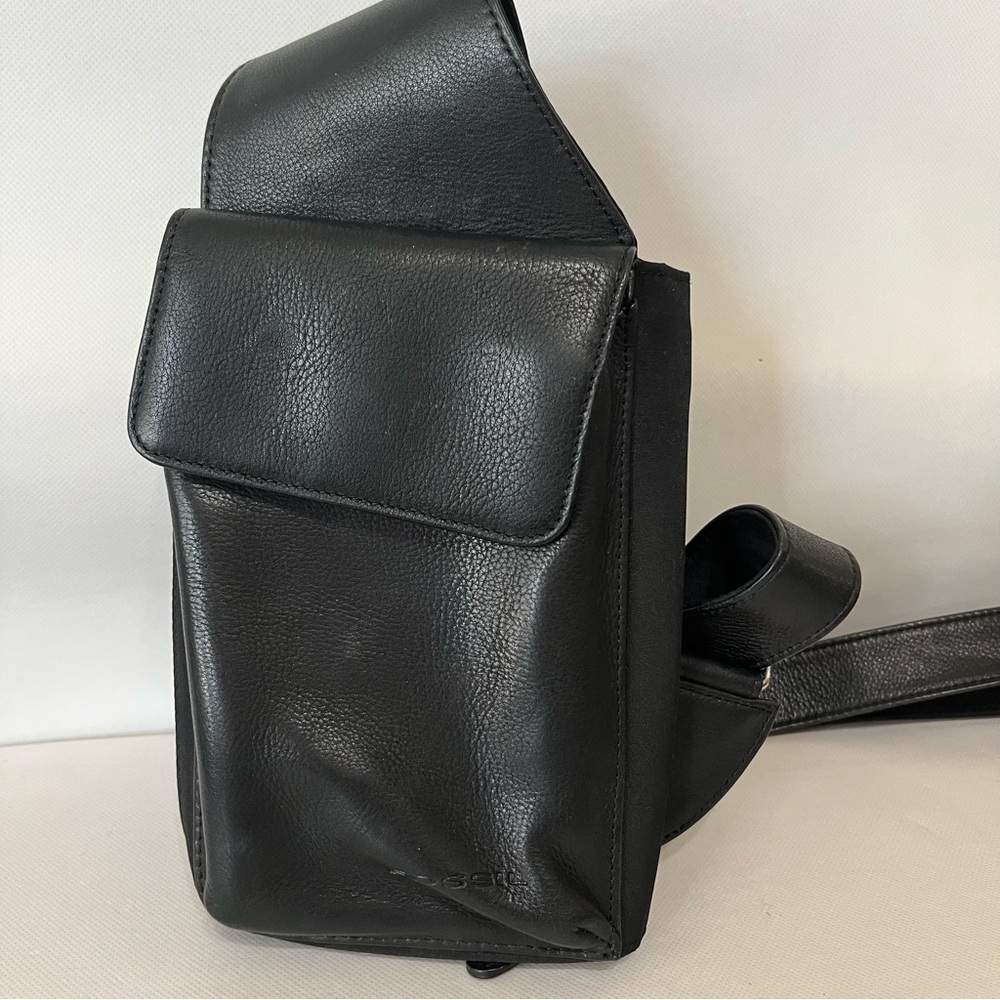 Vintage Fossil Black Crossbody Bag